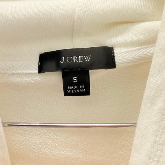 J.Crew Magic Rinse Hoodie With Heart Small Cozy Lounge Fall Relaxed - Picture 3 of 3